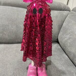 Pink Sequin Ghost Halloween Decor
